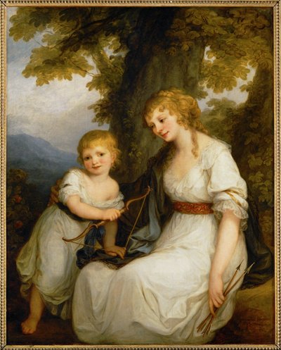 La Baronne de Kruedener et son fils - La baronne de Kruedener et son fils ... - Angelica Kauffman