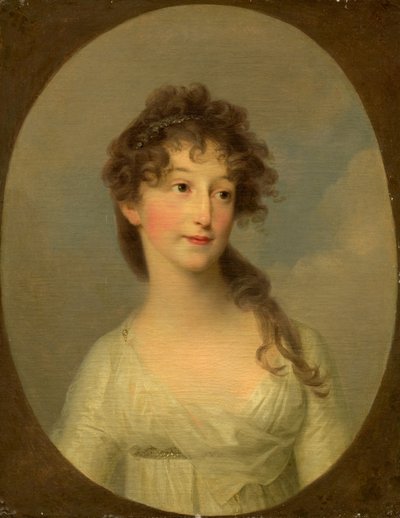 Possiblement Franciska Krasinska, Duchesse de Courlande, vers 1790 - Angelica Kauffman