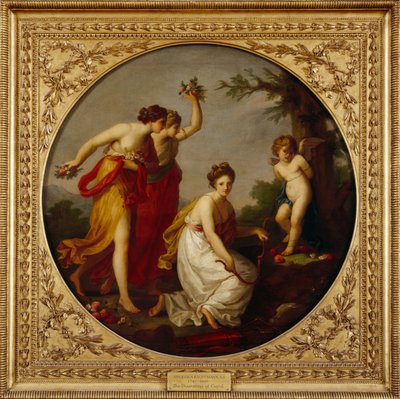 Le désarmement de Cupidon, vers 1800 - Angelica Kauffman