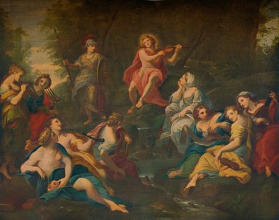 Apollon et les Muses, 1772 - Angelica Kauffmann
