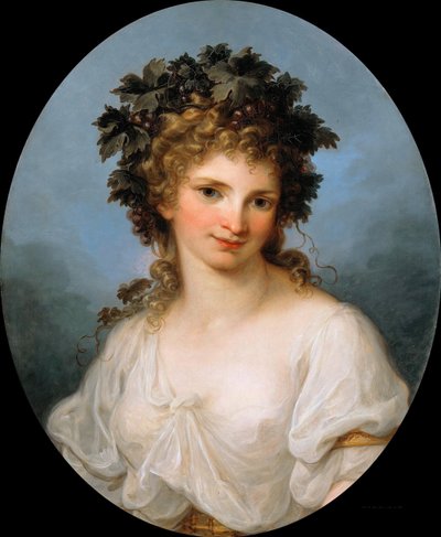 Autoportrait en bacchante - Angelica Kauffmann