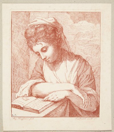 La fille lisant - Angelica Kauffmann