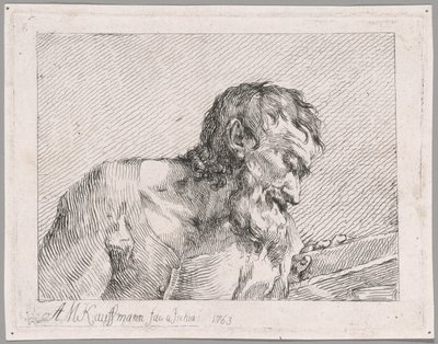 Lecture du vieil homme - Angelica Kauffmann