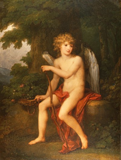 Portrait du prince Henryk Lubomirski en Cupidon, 1786 - Angelica Kauffmann