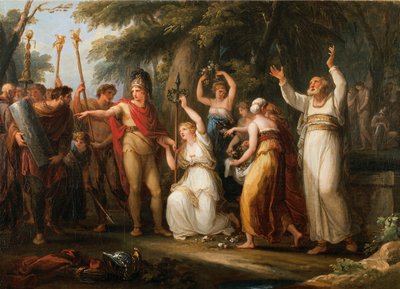 Thusnelda couronnant Hermann, 1785 - Angelica Kauffmann