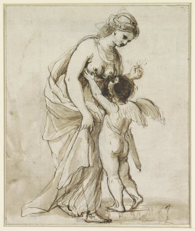 Vénus et Cupidon - Angelica Kauffmann