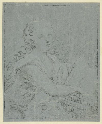 Femme au clavecin - Angelica Kauffmann