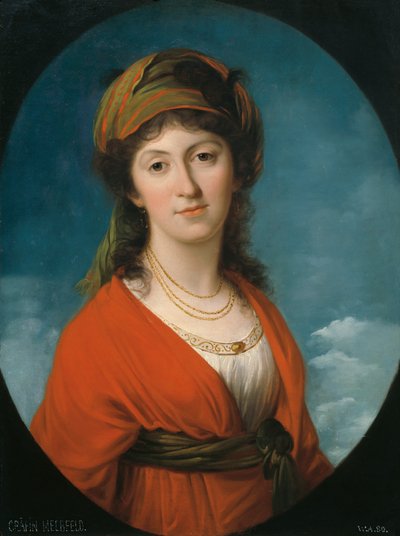 Portrait de la comtesse Marie Thérèse Meerfeld, née Dietrichstein, vers 1790 - Angelica Kauffmann