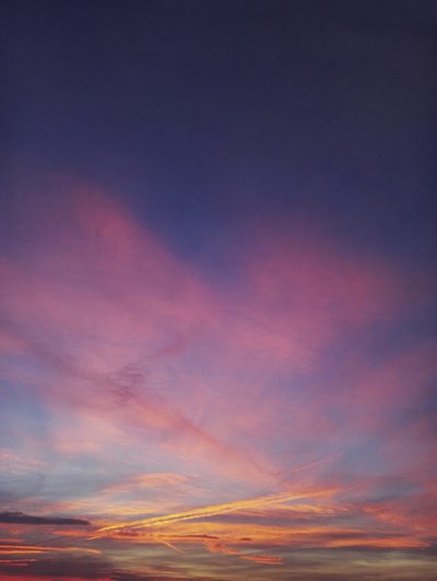 Un ciel aux couleurs chatoyantes au coucher du soleil - Angelo Cerantola
