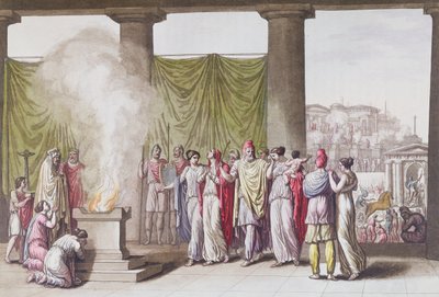 La famille de Priam après le départ d