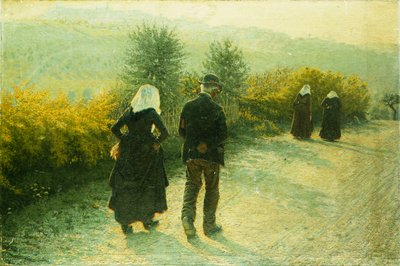 Alla Domenicale, 1890 - Angelo Morbelli
