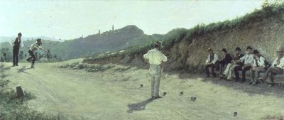 Le Jeu de Bocce - Angelo Morbelli