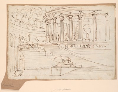 Décor de scène, intérieur d