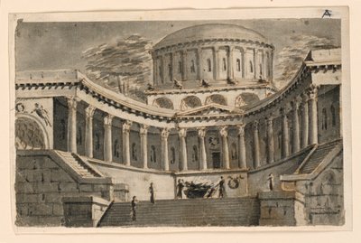 Décor de scène, Atrium du Temple - Angelo Toselli