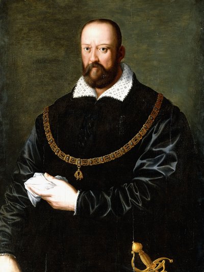 Portrait de Cosme de Médicis I, mi-longueur, portant l