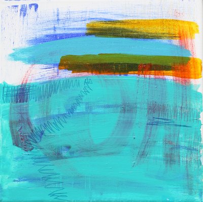 Paysage turquoise - Angie Kenber