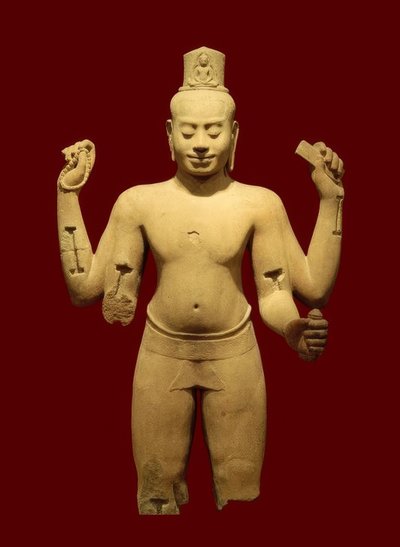 Bodhisattva Lokesvara / Art khmer - Angkor Thom