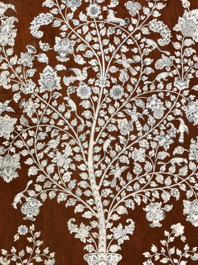 Bureau-cabinet, Vizagapatam, vers 1720-30 - Anglo Indian School