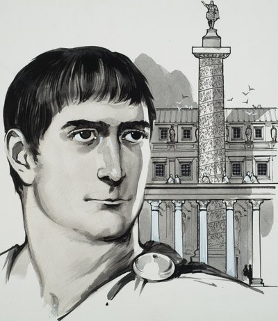 Empereur Trajan (gouache sur papier) - Angus McBride