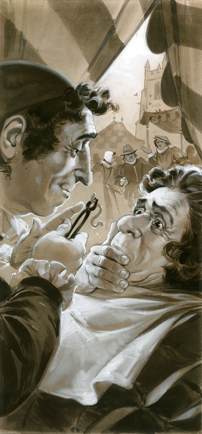 Dentiste charlatan avec ver - Angus McBride