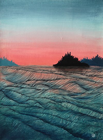 Lumière du soir 4 - Ania Witwitzka