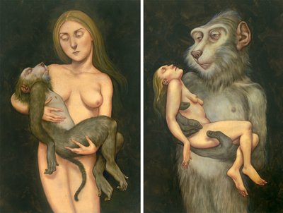 Pietà avec macaque, 2010 - Anita Kunz
