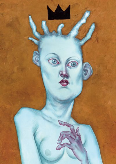Reine avec couronne, 2016 - Anita Kunz