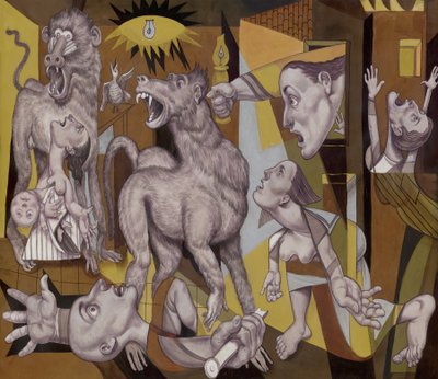 Le Guereza Guernica, 2018 - Anita Kunz