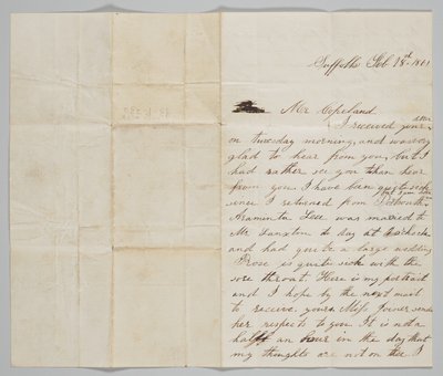 Lettre à John Copeland de sa femme Ann, 18 février 1861 - Ann Hurst Copeland