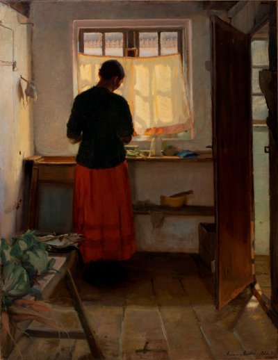 La servante dans la cuisine - Anna Ancher