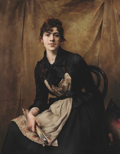 Autoportrait avec une palette - Anna Bilinska