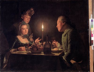 Dîner aux chandelles - Anna Dorothea Lisiewska