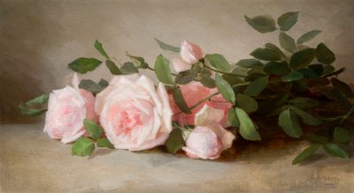 Nature morte de roses 1880 - Anna Eliza Hardy