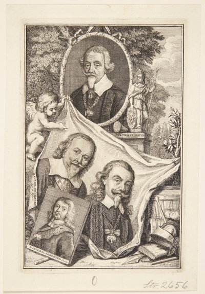 Portrait de groupe des membres de la famille Sehested - Anna Folkema