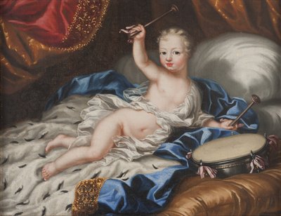 Le roi Charles XII (Carl de Suède), enfant - Portrait du roi Charles XII de Suède (1682-1718) enfant - Anna Maria Ehrenstrahl