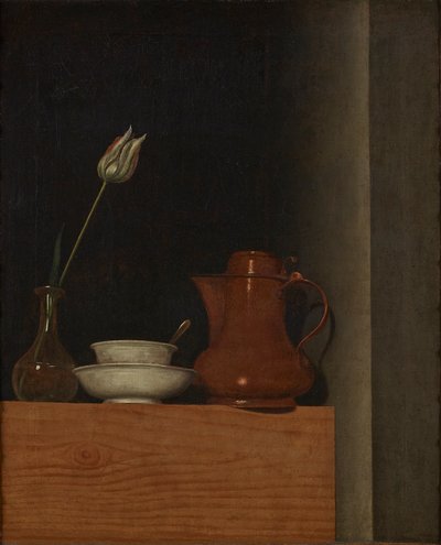 Nature morte avec cruche et tulipe - Anna Maria Punz