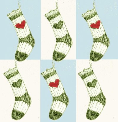 Chaussette de Noël - Anna Platts