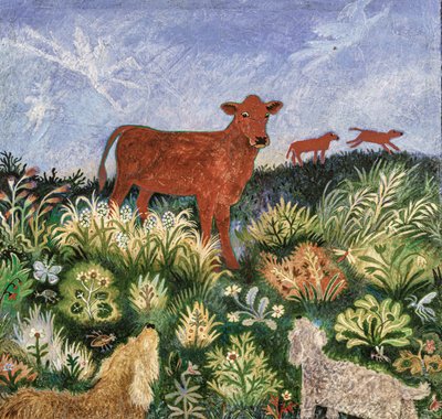 Chiens fantômes, 2019 (acrylique) - Anna Pugh