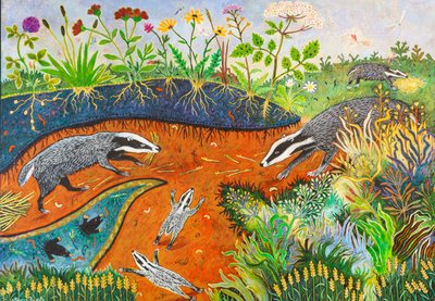 Entretien ménager, 2019 (acrylique) - Anna Pugh
