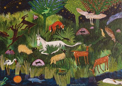 Vie nocturne, 2018 (acrylique) - Anna Pugh