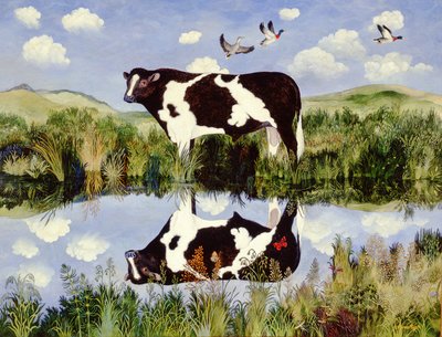 Au bord du gouffre, 2002 (acrylique) - Anna Pugh