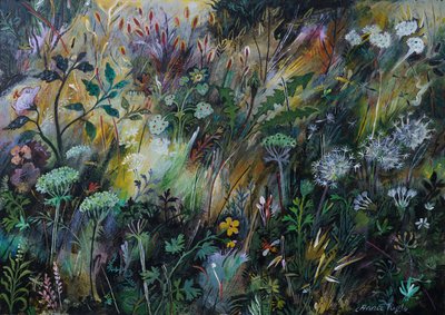 Prairie sauvage, 2022 (acrylique sur panneau) - Anna Pugh