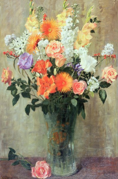 An Old Fashioned Posey, vers 1939 (huile sur toile) - Anna Richards Brewster