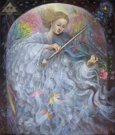 Ange gardien, 2019 (huile sur lin belge) - Annael Anelia Pavlova