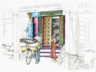 Marchand de tissus, 2018 - Annalisa Morrocco
