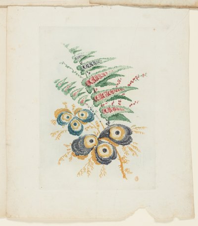 Assiette, de la Nouvelle Suite de Carnets de Fleurs Idéales pour l