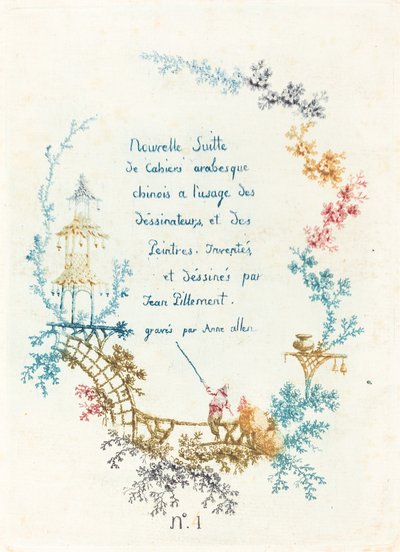 Page de titre - Anne Allen after Jean Baptiste Pillement