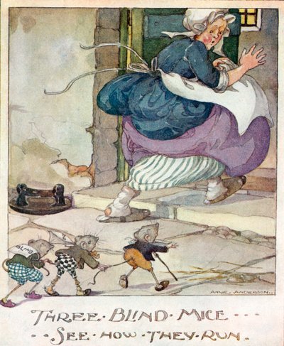 Trois souris aveugles... Regardez-les courir - Anne Anderson