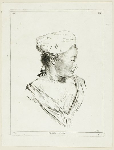 Tête de femme - Anne Claude Philippe Caylus