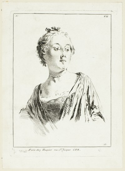 Tête de femme - Anne Claude Philippe Caylus